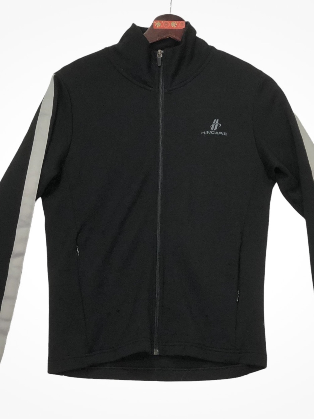 Hincapie Merino Wool Black Sweater Jacket Cycling